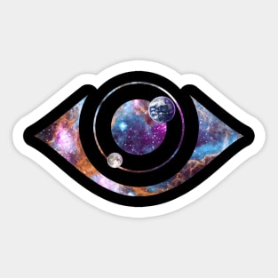 eye space Sticker